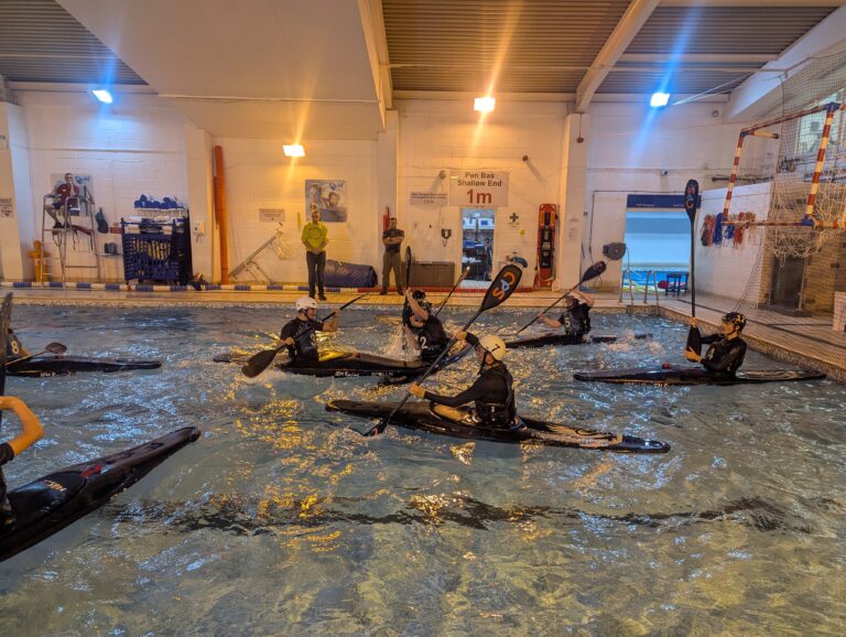 Kayaking Canoe Polo in Ammanford